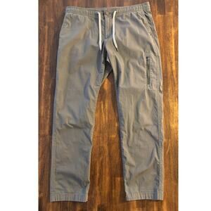 Vuori Women's XL 35 x 29 Ripstop Pant Organic Cotton Stretch Tapered Leg